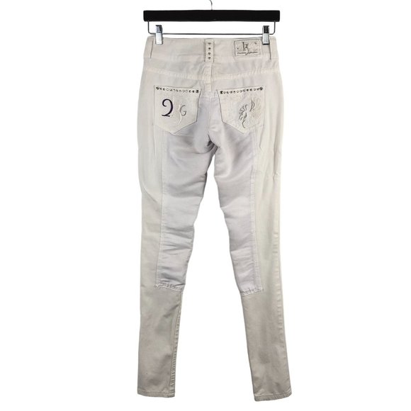 2KGrey Women's Size 26 White Full Seat Dressage Breeches *SLIM CALF* USA $159 - Picture 2 of 16
